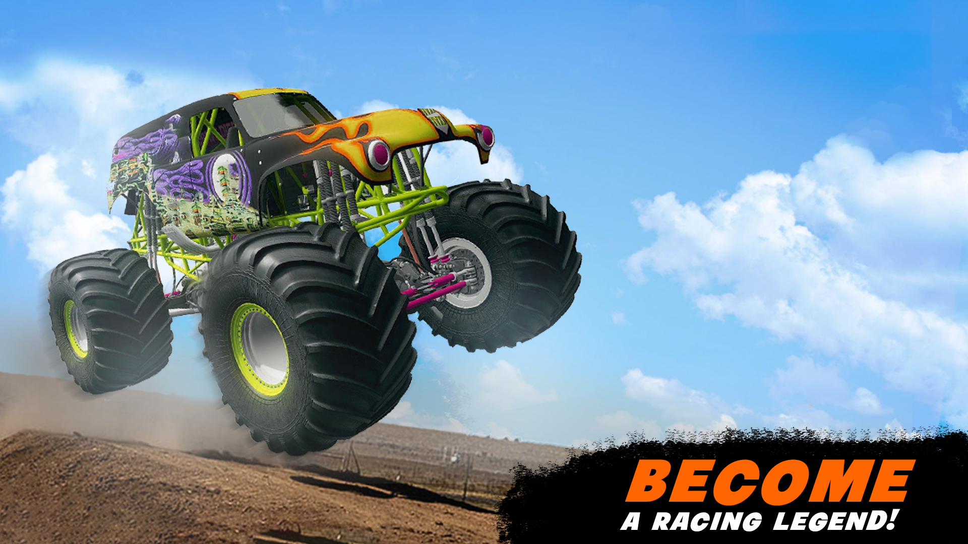 Captura de Tela do Jogo Monster Truck Ultimate Stunts