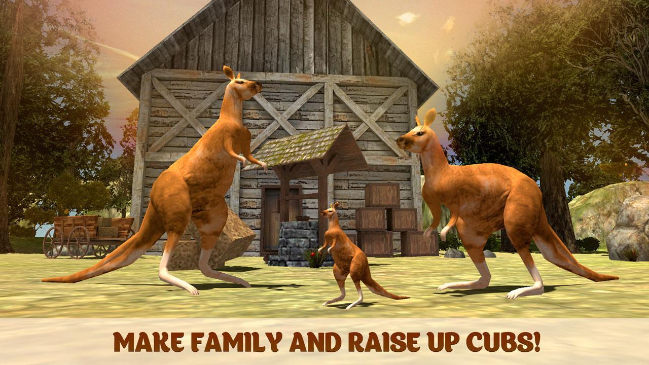 Kangaroo Survival Simulator Game Screenshot