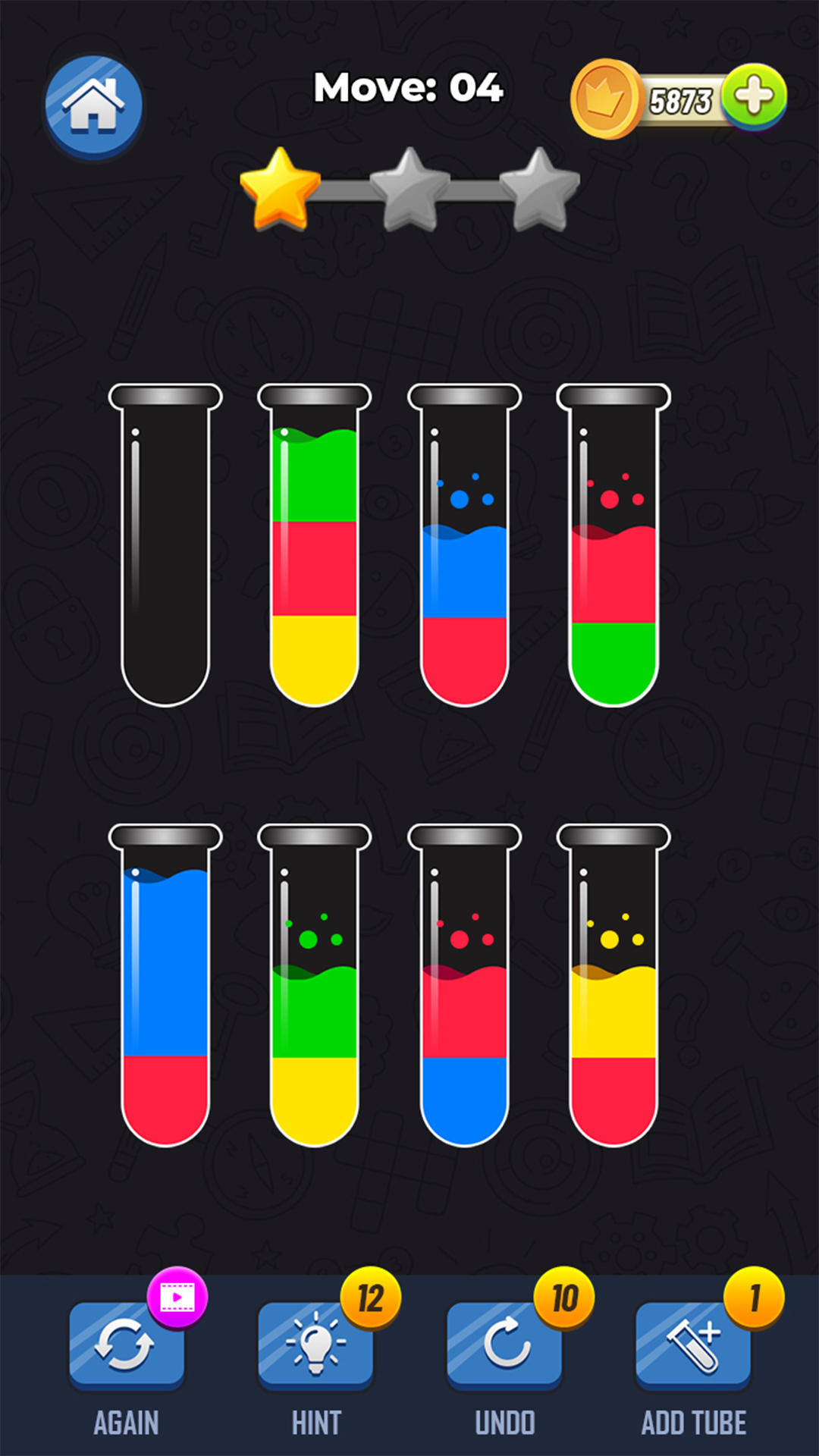 Screenshot of Water Color Sort 3D Puzzle