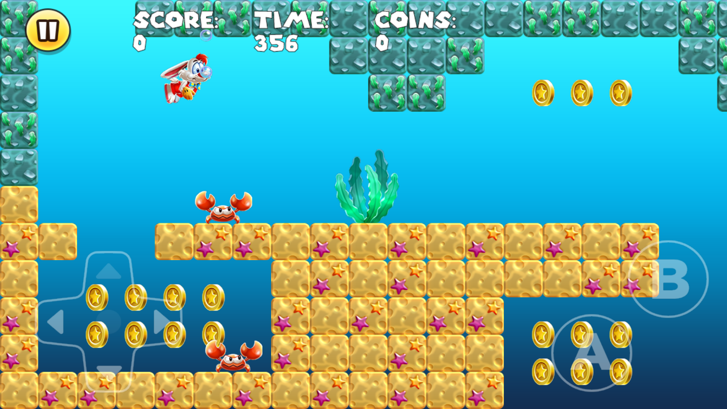 Rabbit Adventures Game Screenshot