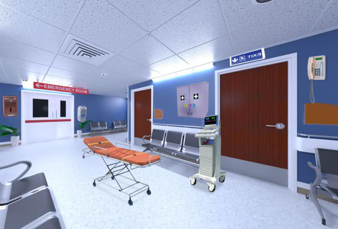 Screenshot of Escape Room Game: Inside Hospital