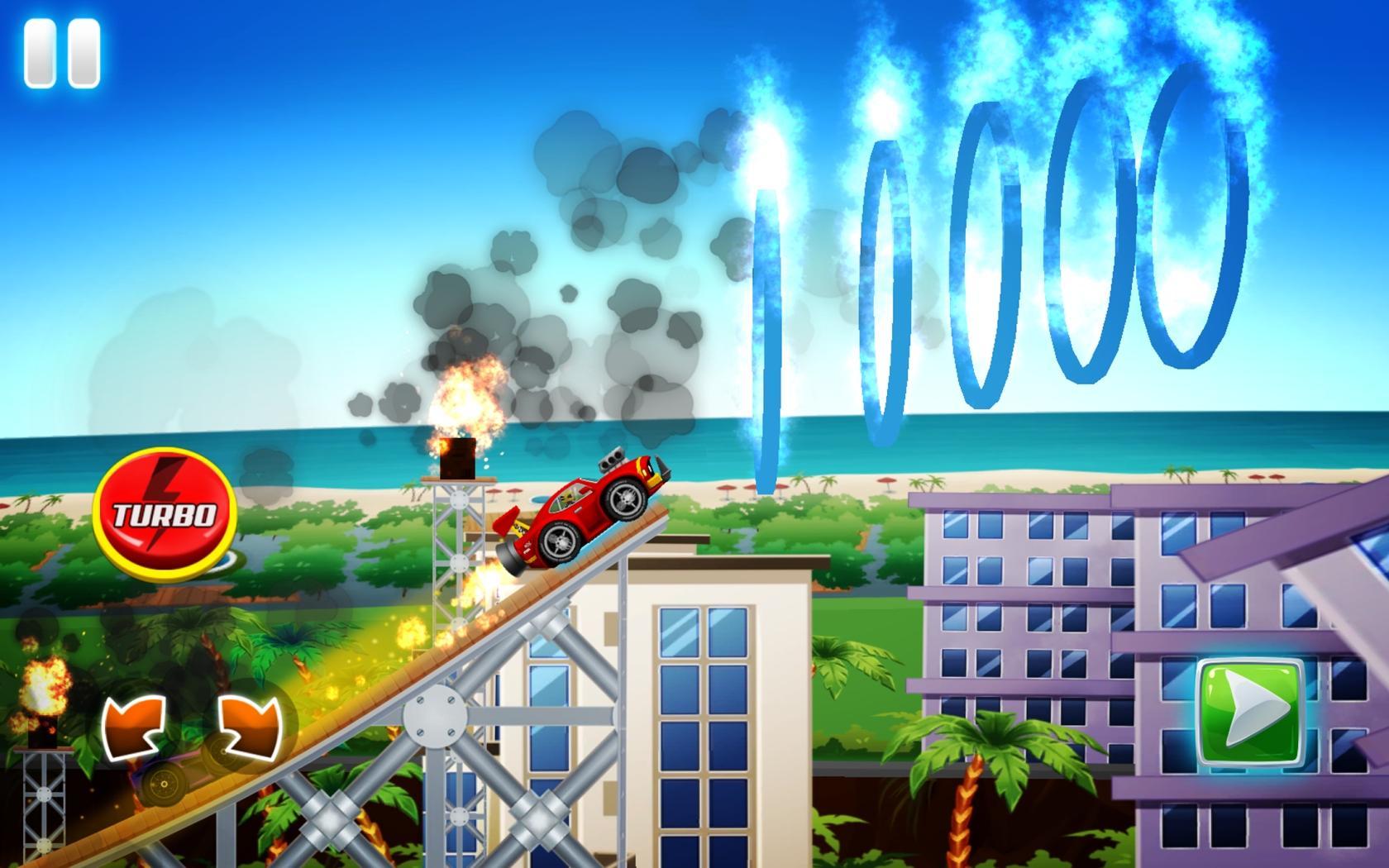 Sports Cars Racing: Chasing Cars on Miami Beach Game Screenshot