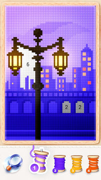 Cuplikan Layar Game Magic Cross Stitch: Pixel Art