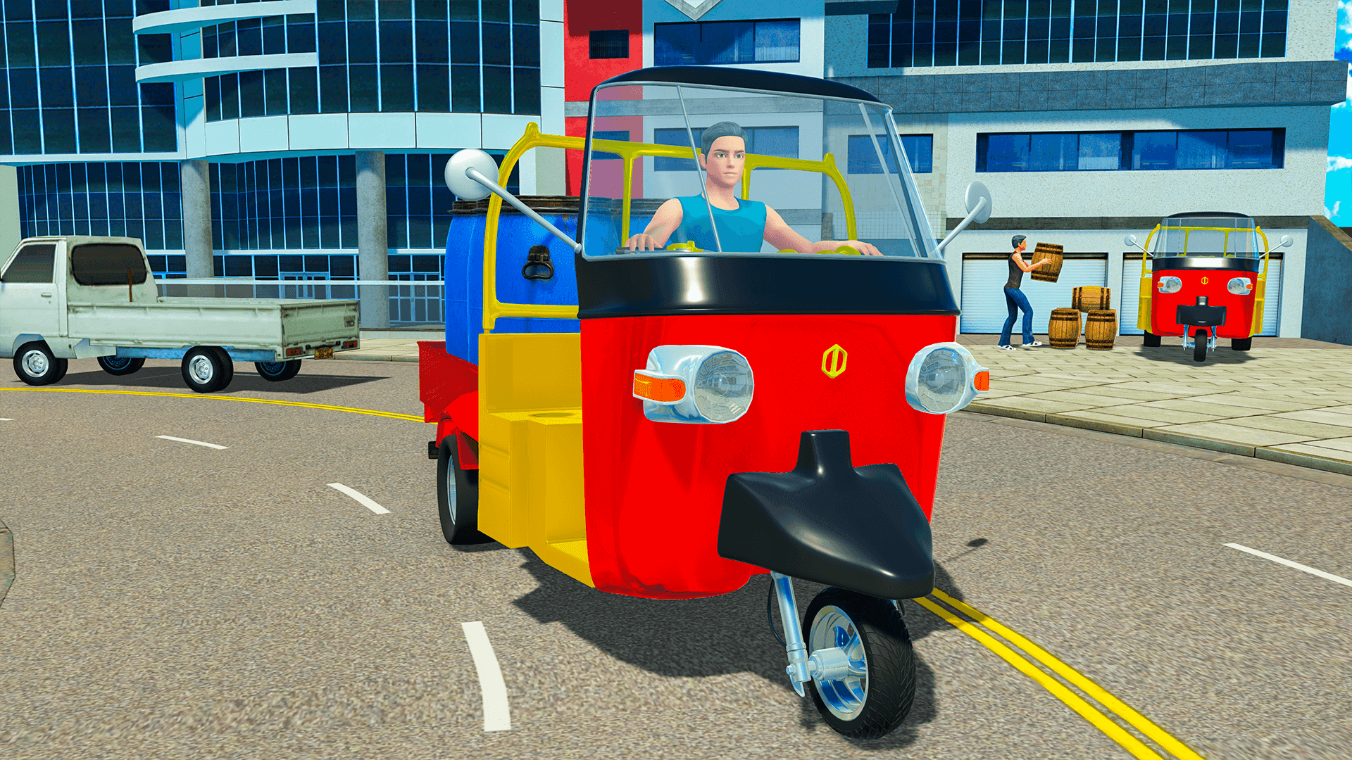 Screenshot of Auto Modern Rickshaw 3D Sim