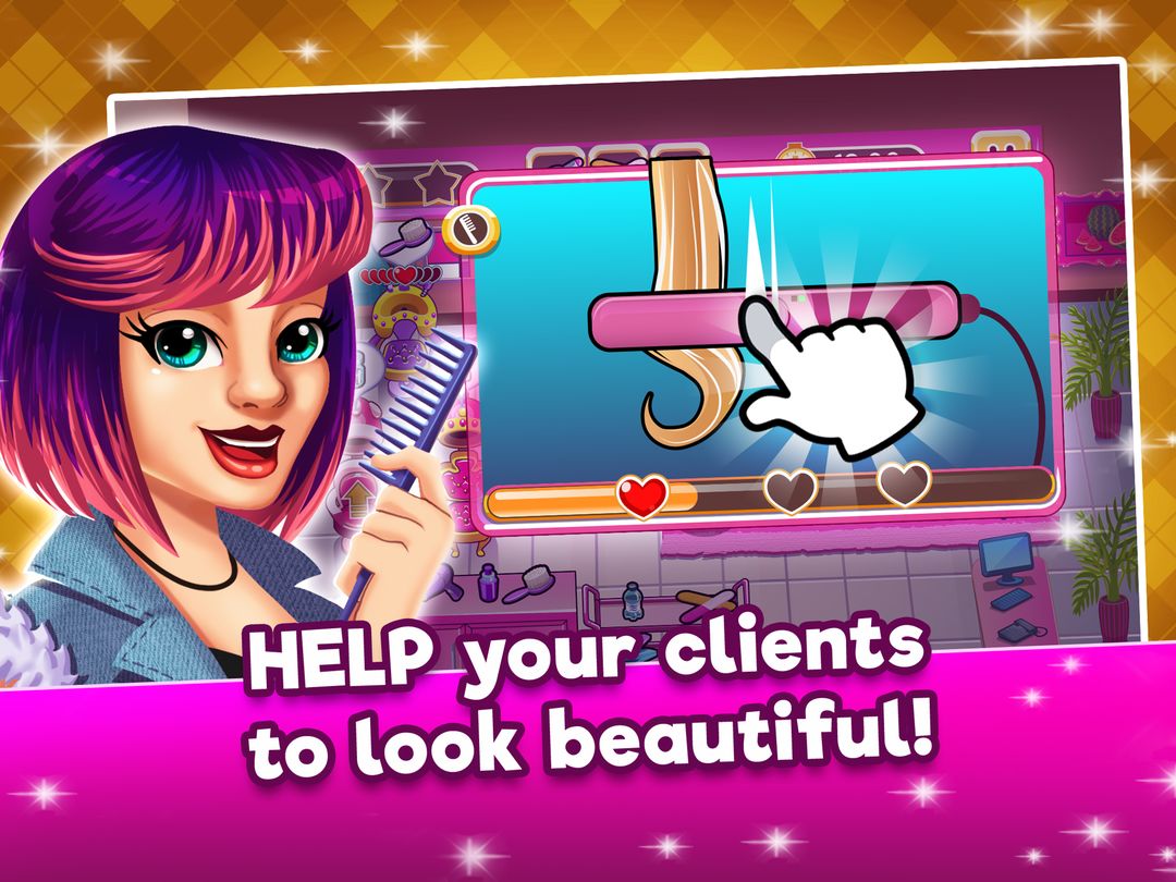 Top Beauty Salon -  Hair and Makeup Parlor Game 게임 스크린 샷
