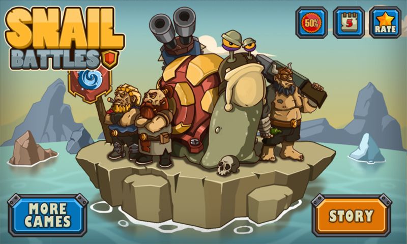 달팽이배틀 - Snail Battles 게임 스크린 샷