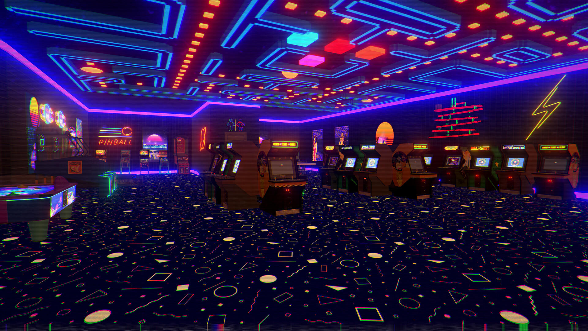 Retrowave World screenshot game