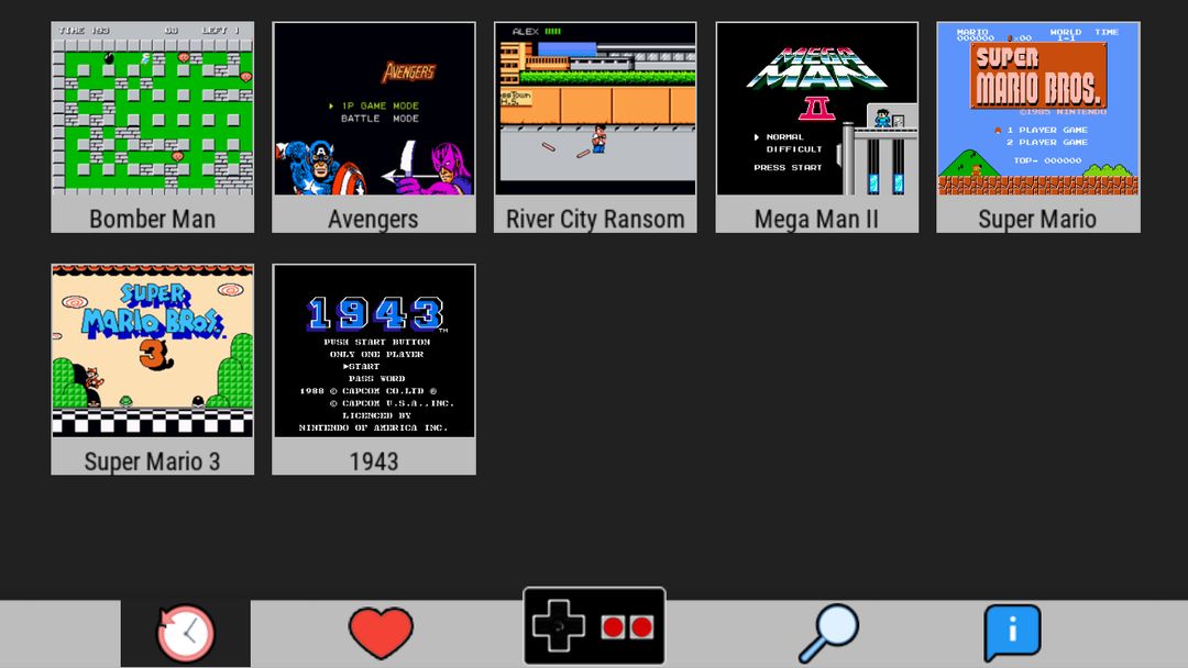 Screenshot of Classic Emulator - Arcade Games (Full Free Games)