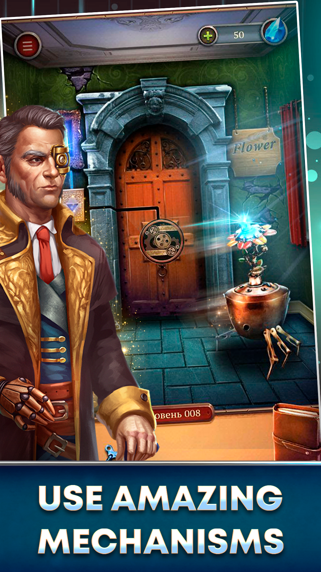 Cuplikan Layar Game 100 Doors Escape Room