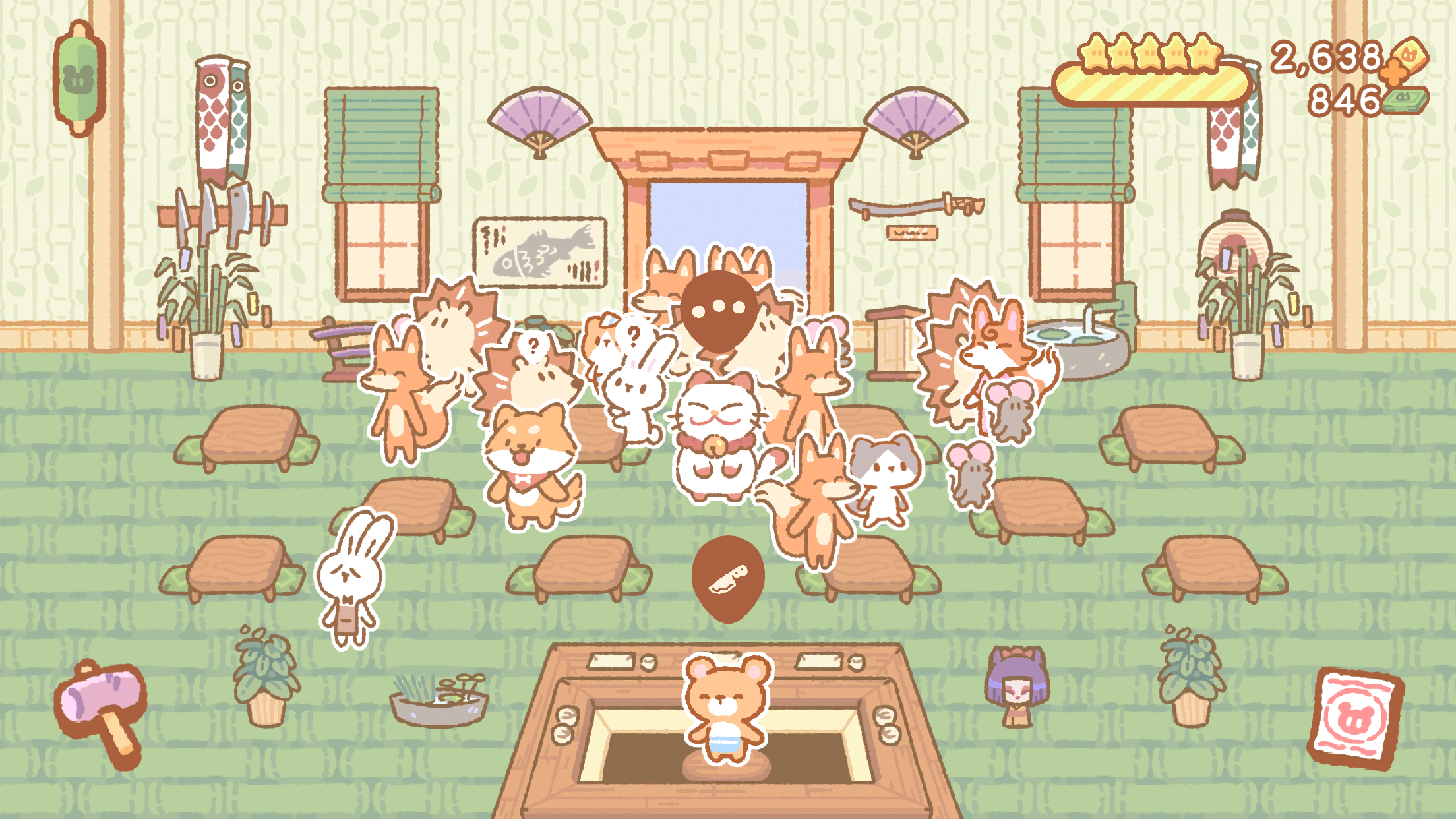 Kuma Sushi Bar Game Screenshot