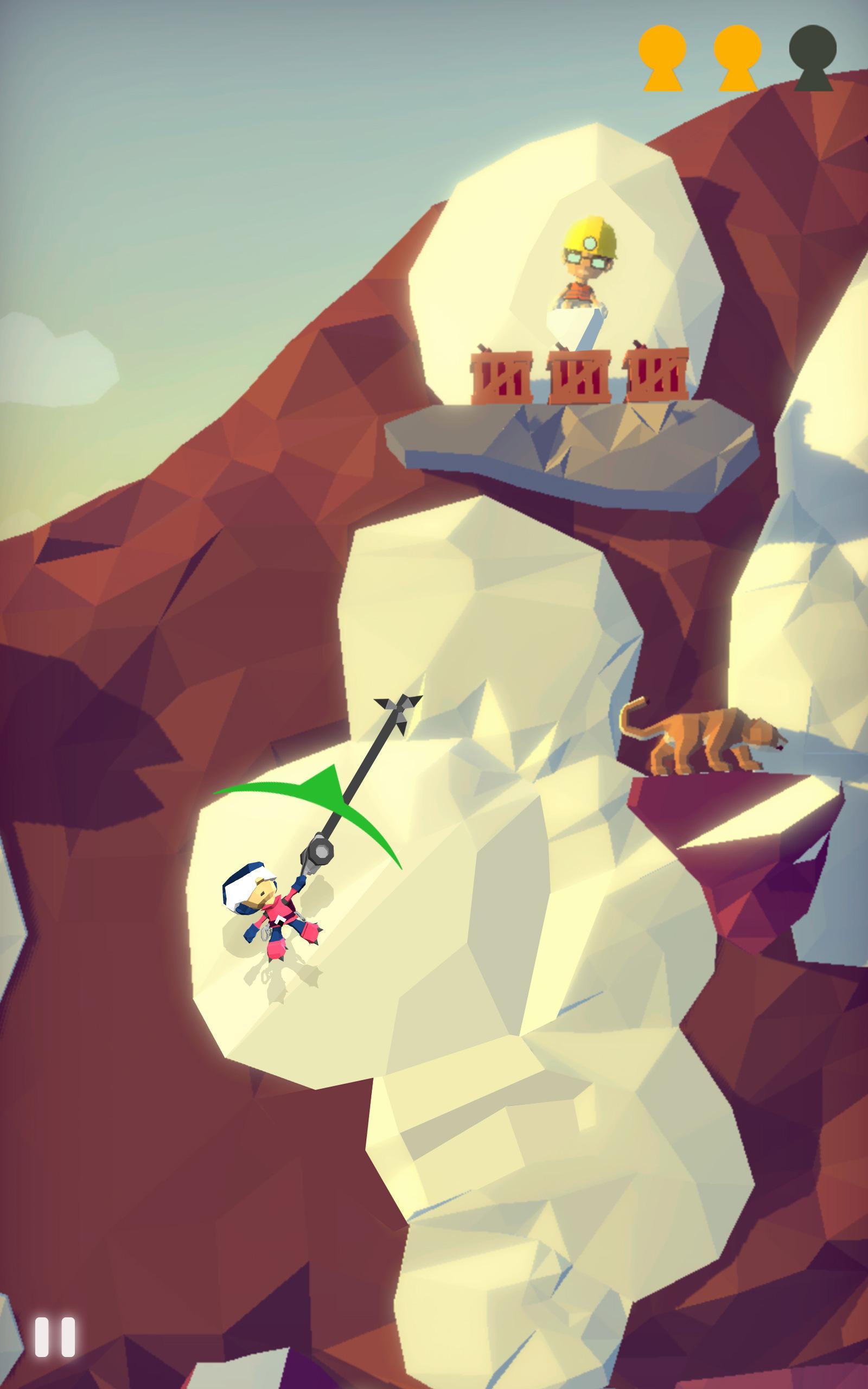 Hang Line: Mountain Climber ภาพหน้าจอเกม