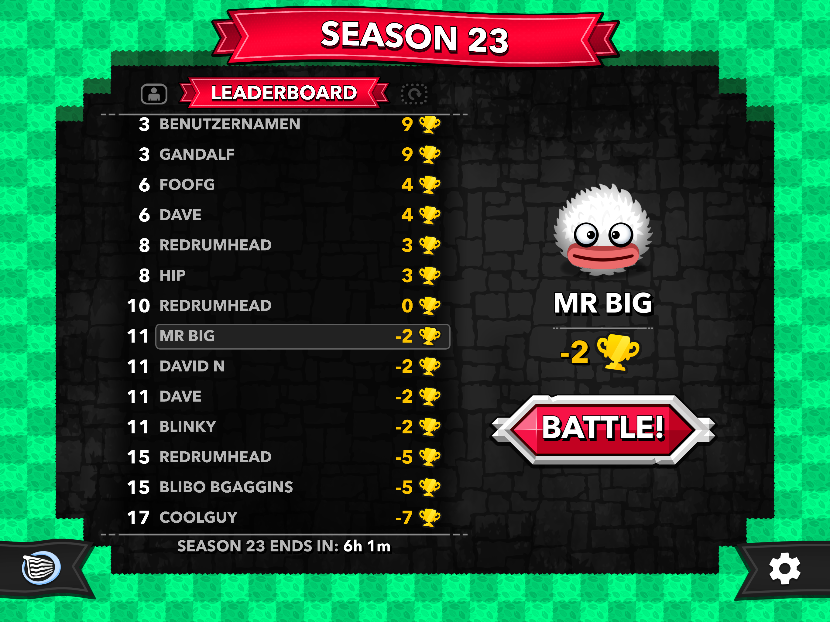 King Chomp Game Screenshot