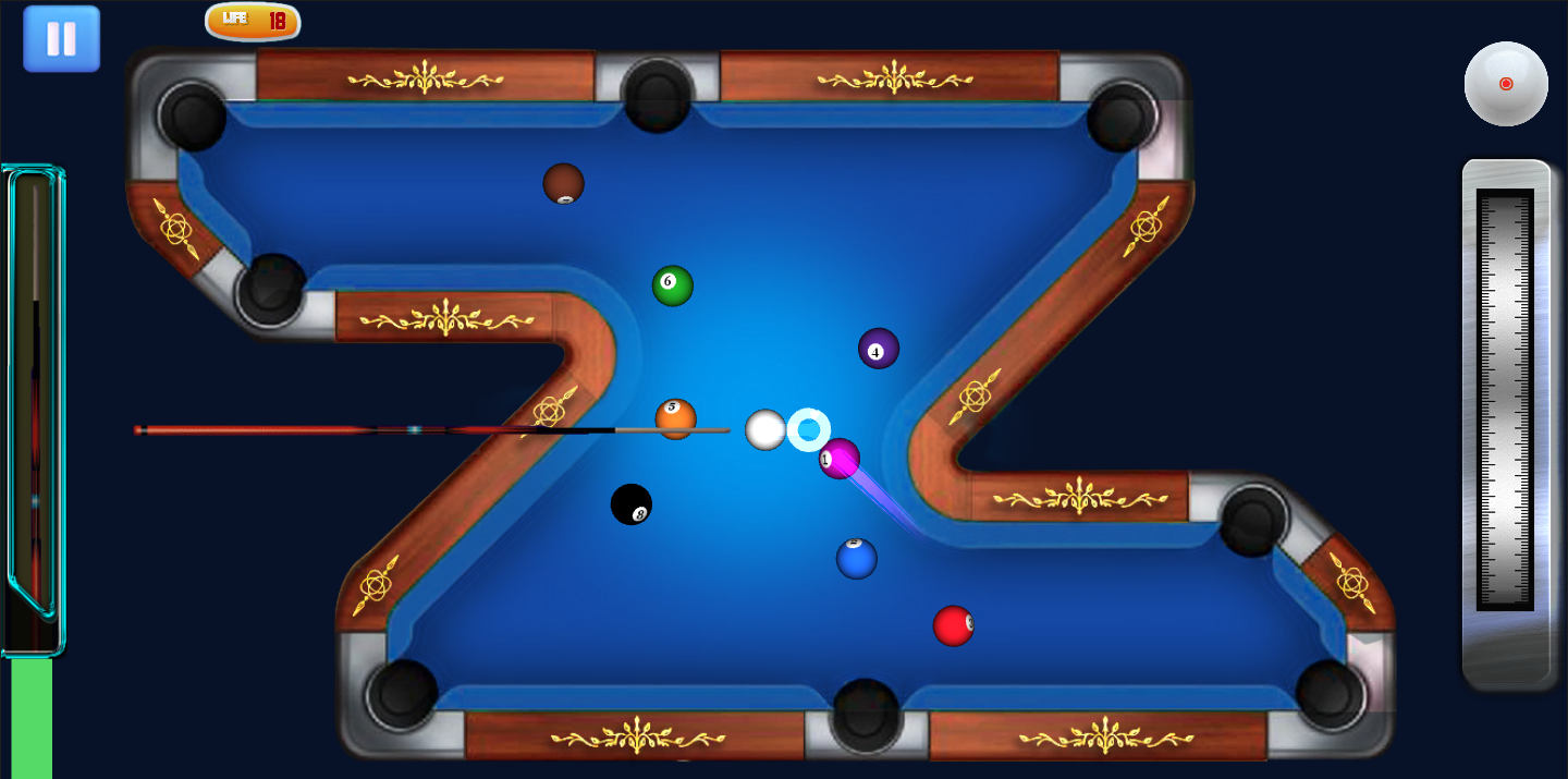 Pool Billiards offline Game Screenshot