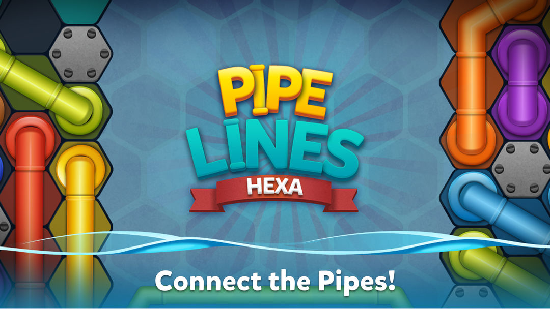 Pipe Lines : Hexa ภาพหน้าจอเกม