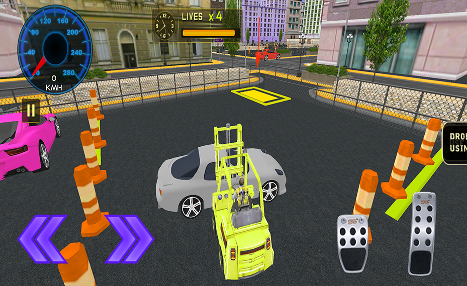 Forklift Tow Simulation Game Screenshot