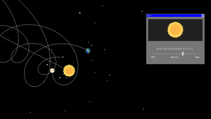 Screenshot 1 of Orbit Simulator 