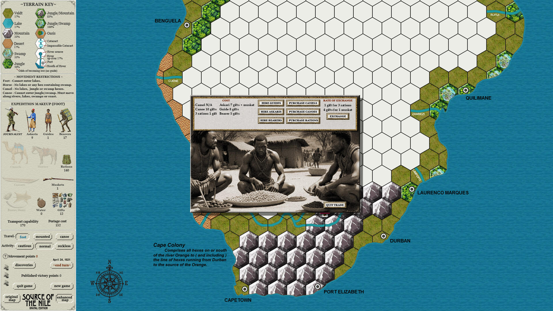 Source of the Nile Digital Edition Game Screenshot