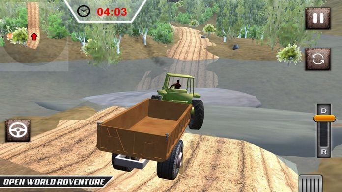 Screenshot of Skill Driving Tractor Ofroad