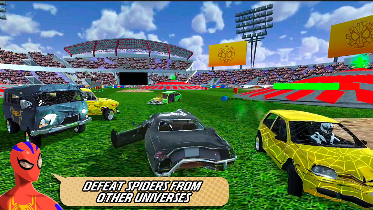 Spider Car Crash Game Screenshot
