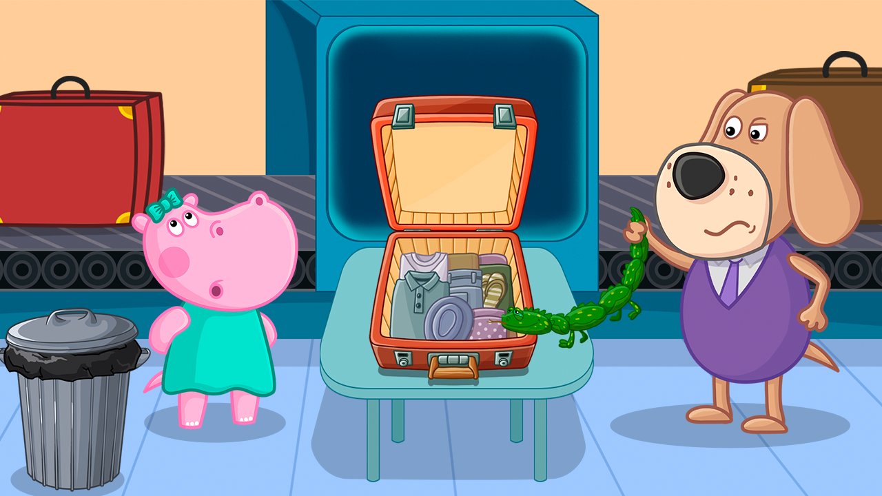 Hippo: Airport Profession Game Game Screenshot