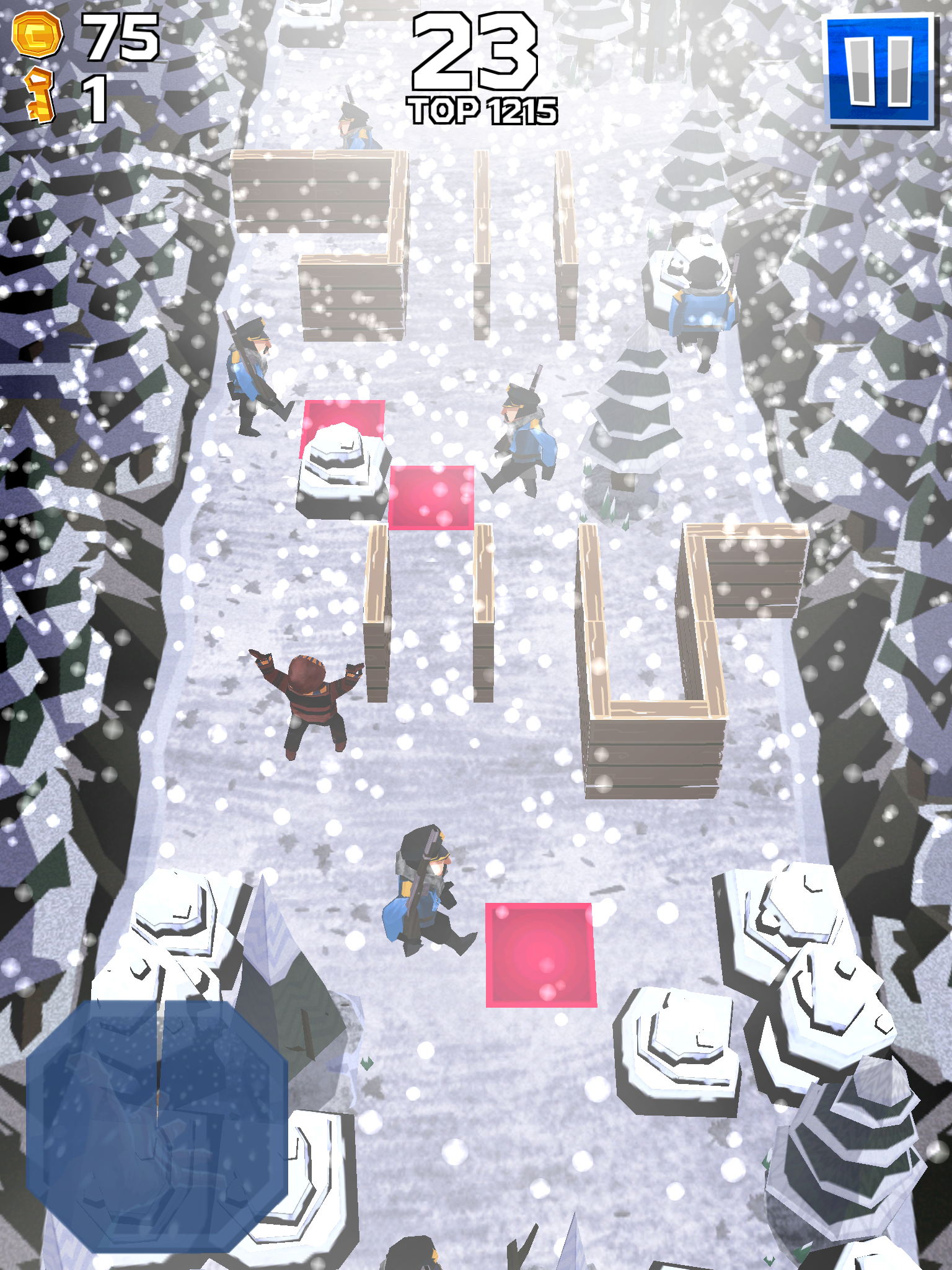 Winter Fugitives Game Screenshot
