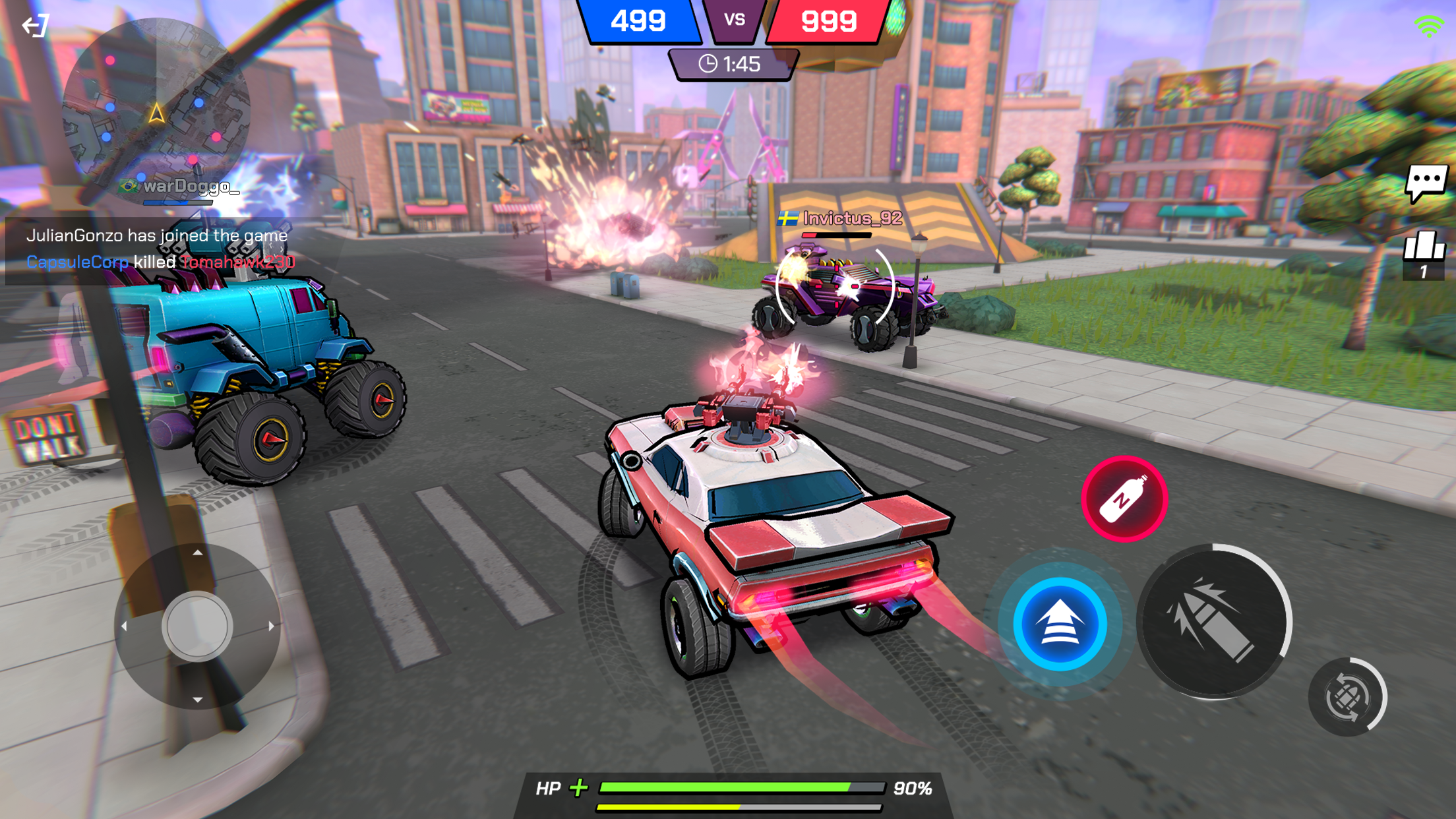 Screenshot 1 of Battle Cars: Fast PVP Arena 1.09.61