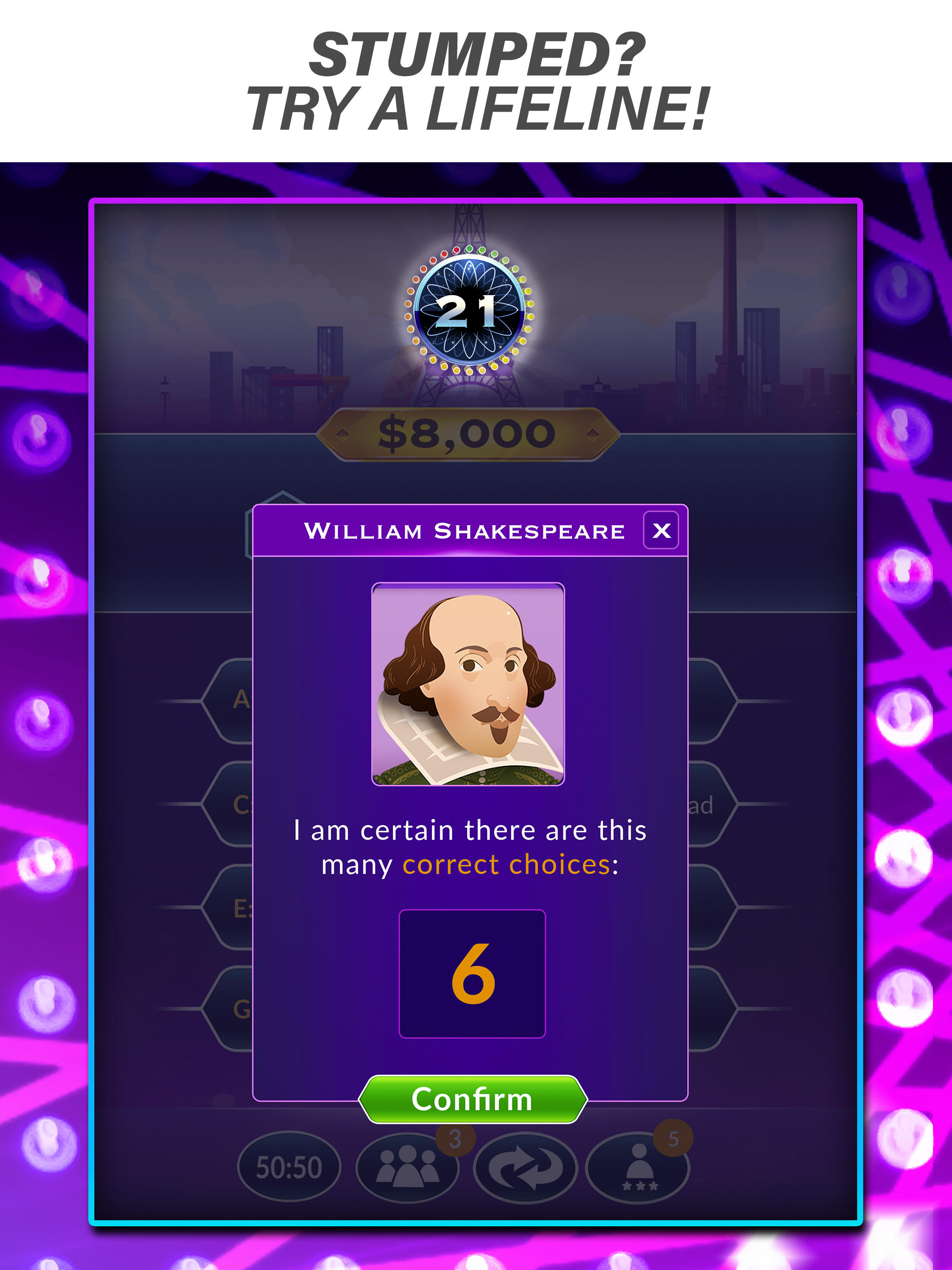 Official Millionaire Game Game Screenshot