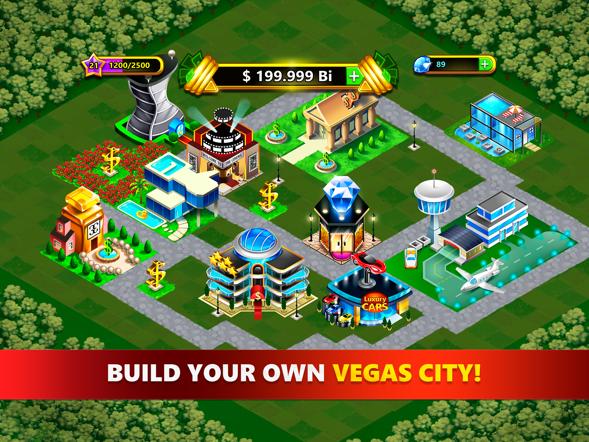 Fantasy Las Vegas: Build City Game Screenshot