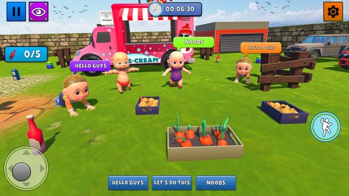 Naughty Baby Find Daddy Games Game Screenshot