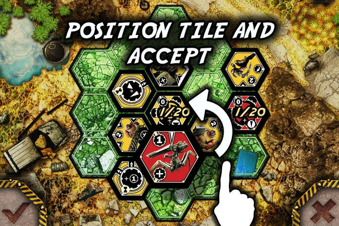 Neuroshima Hex Puzzle Game Screenshot