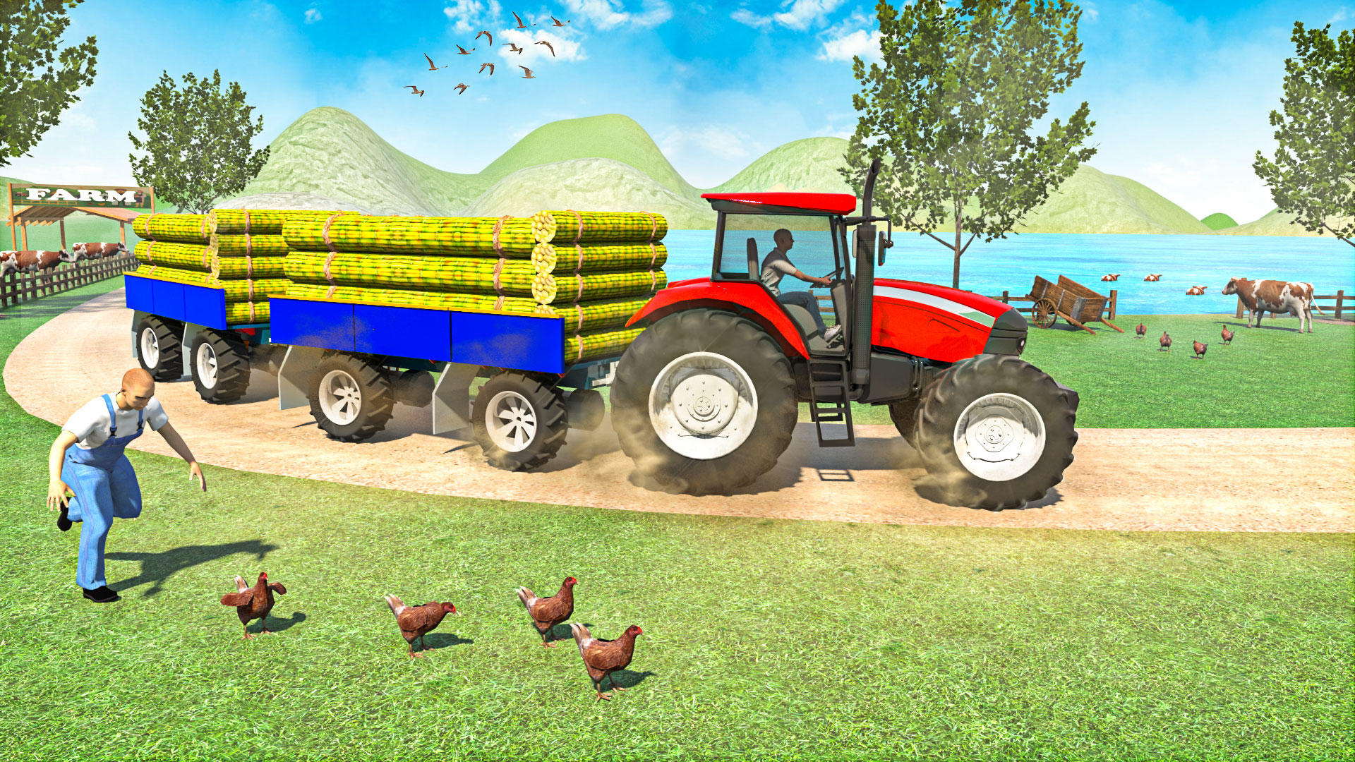 Screenshot 2 of Crop Corn Field: Tractor Games 1.0