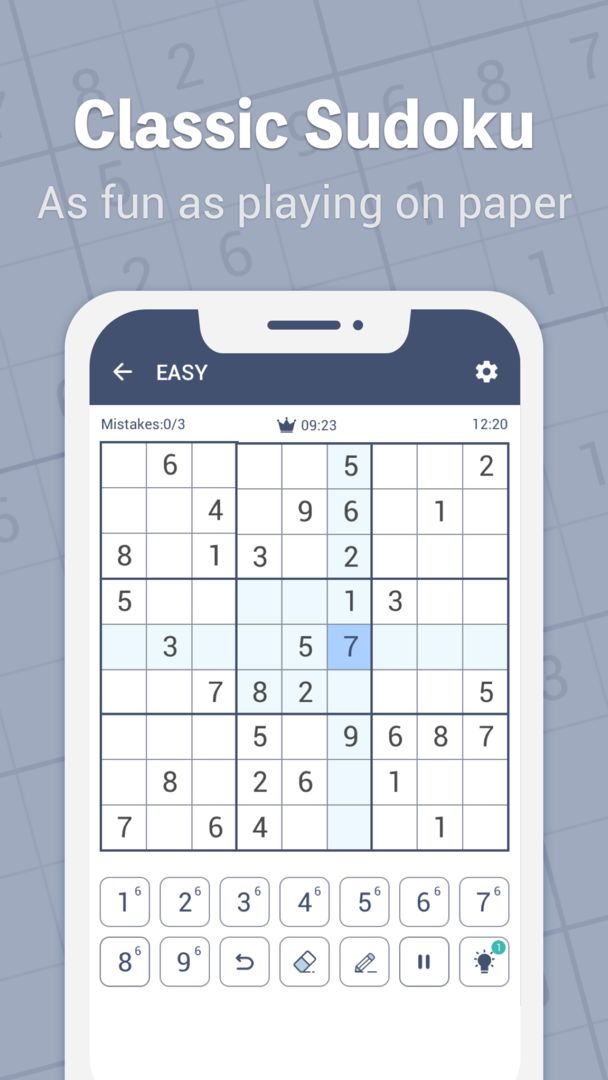 Happy Sudoku - Free Classic Sudoku Game ภาพหน้าจอเกม