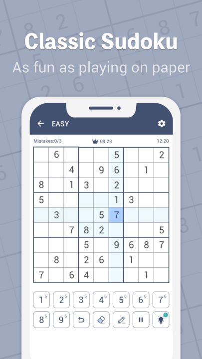 Screenshot 1 of Happy Sudoku - Free Classic Sudoku Game 1.1.8