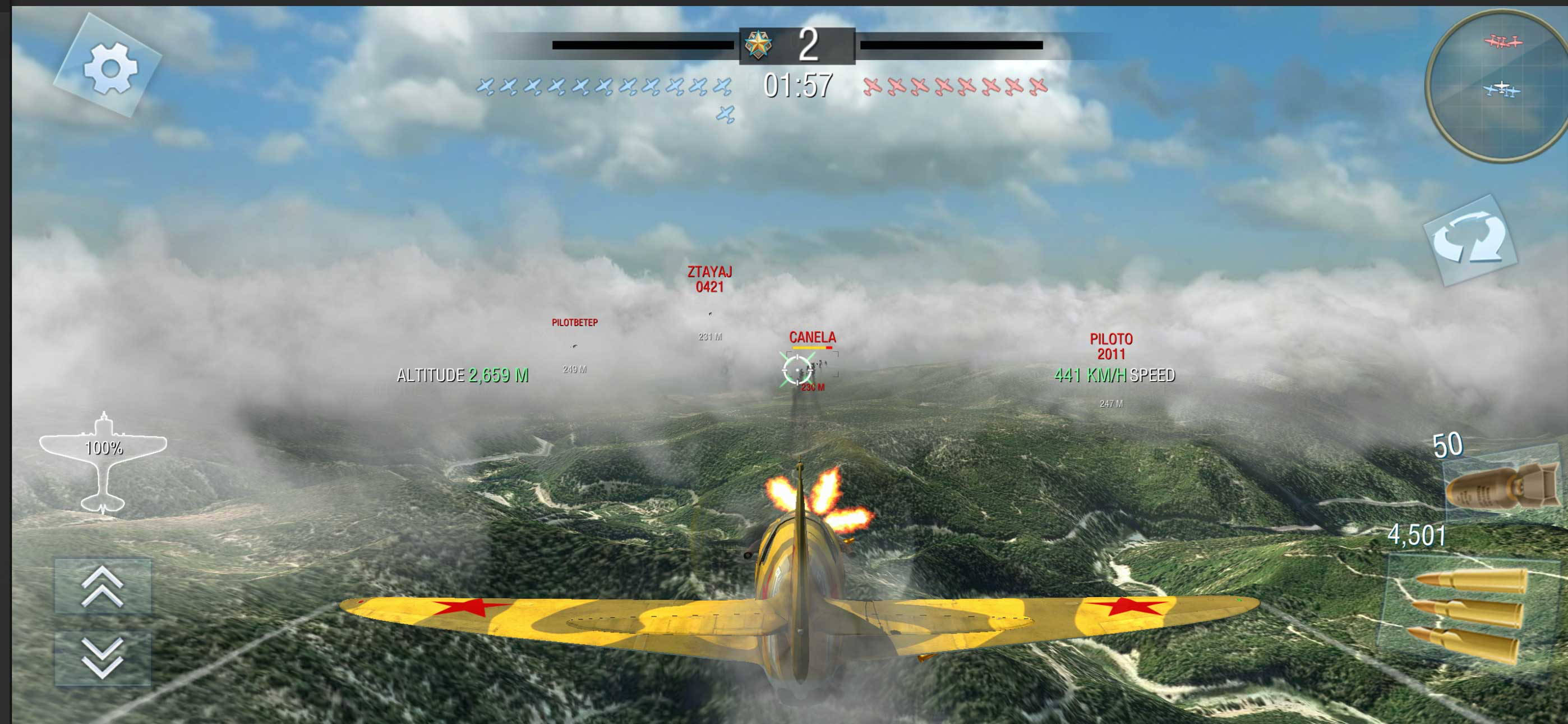 Screenshot of WW2 warplanes: Squad of Heroes