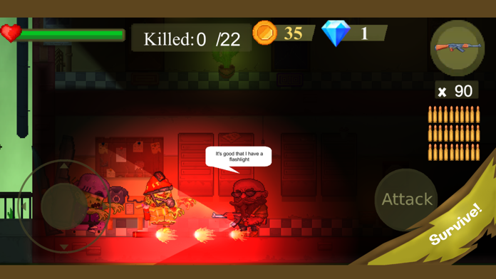 Zombie vs House Defender Game Screenshot