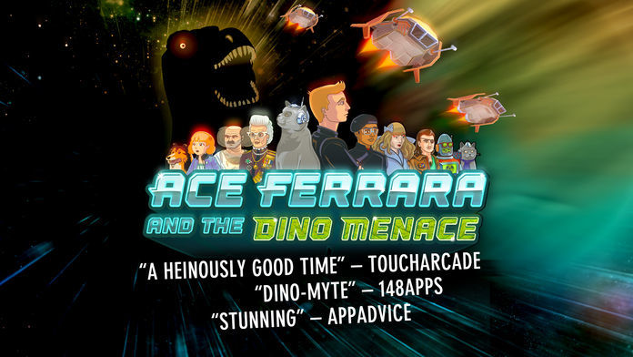 Ace Ferrara & The Dino Menace ภาพหน้าจอเกม