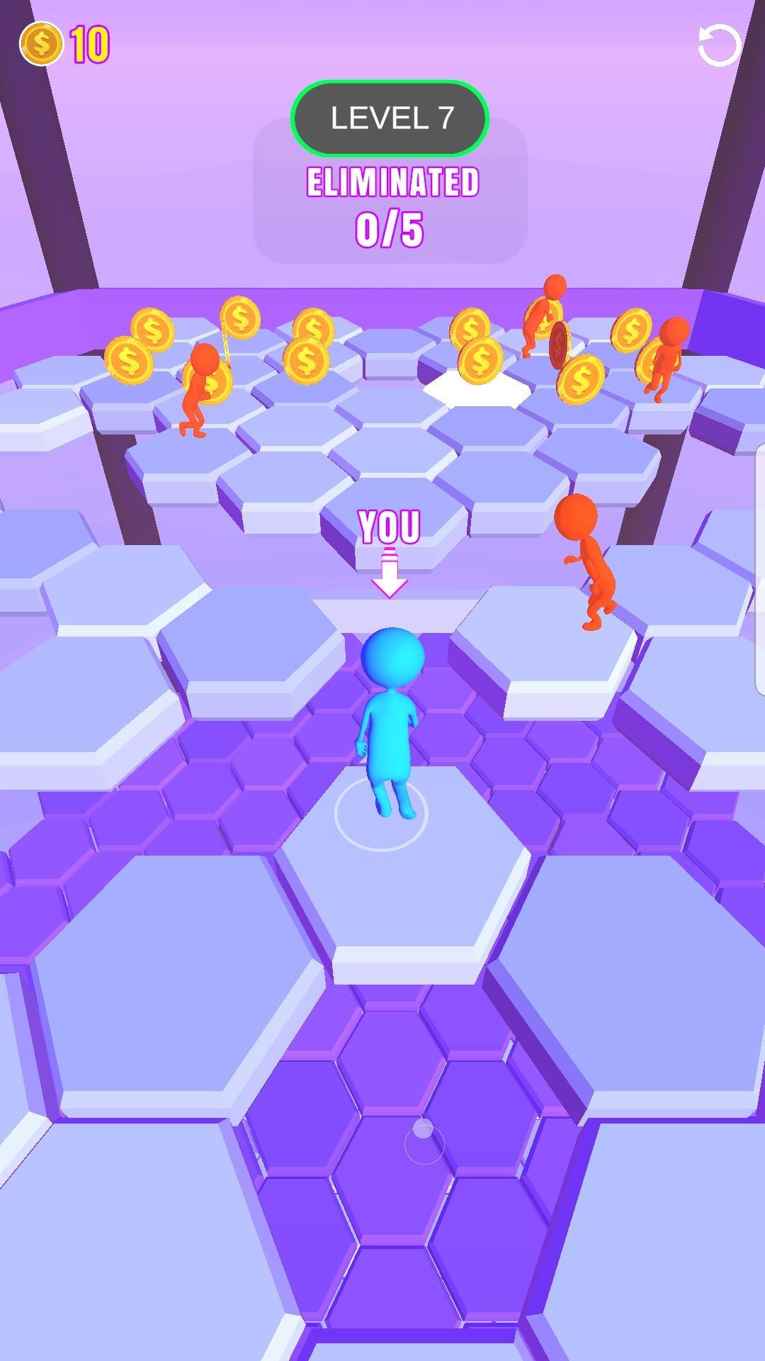 Fall Guys Hexagone Game Screenshot
