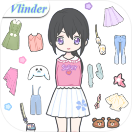 Vlinder Girl: Dress up games
