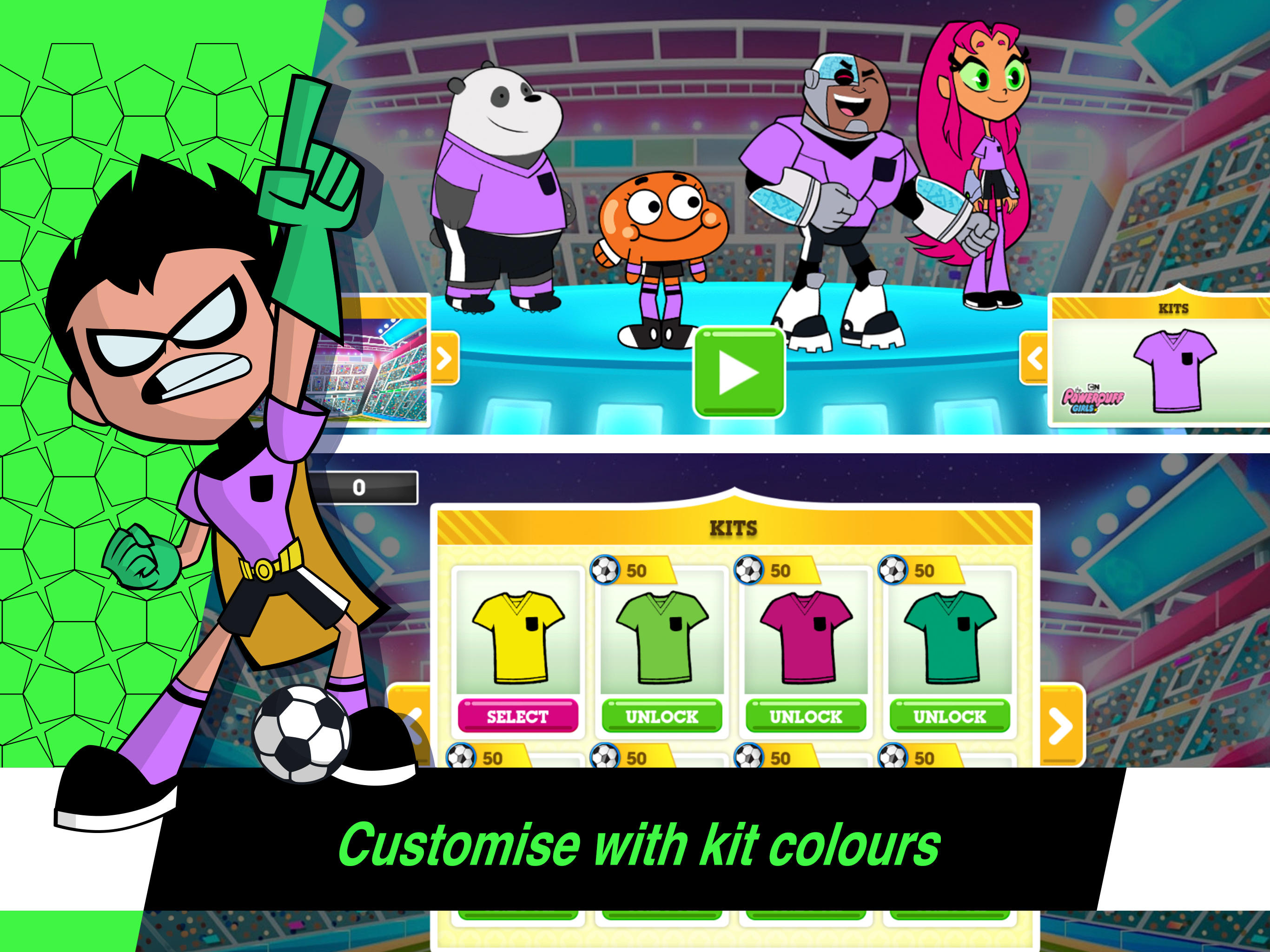 Toon Cup - Football Game Game Screenshot