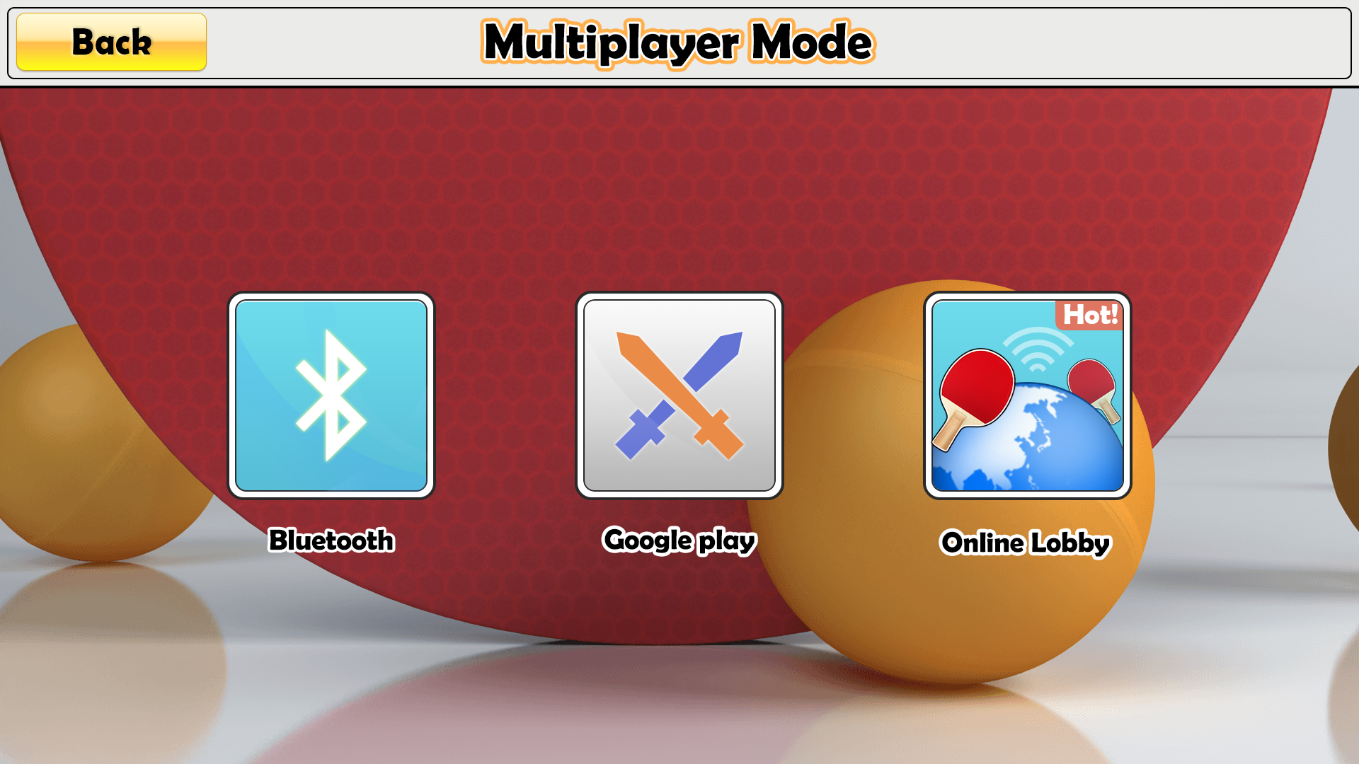 Cuplikan Layar Game Virtual Table Tennis