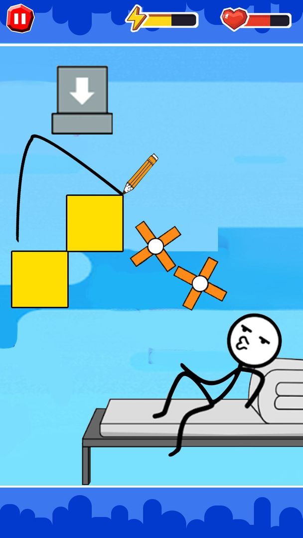 Screenshot of Funny Ball : Popular draw line puzzle game