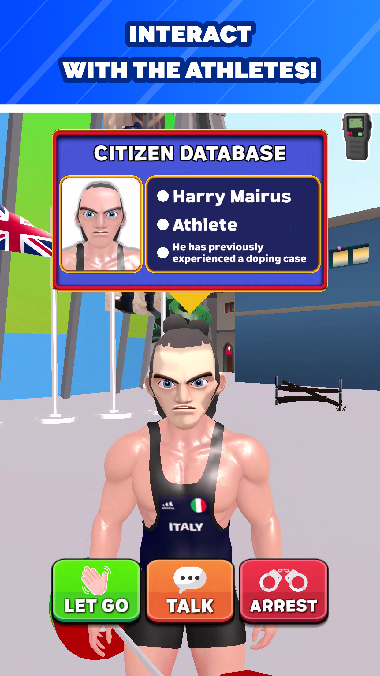 Sport Defender - Police Game Game Screenshot