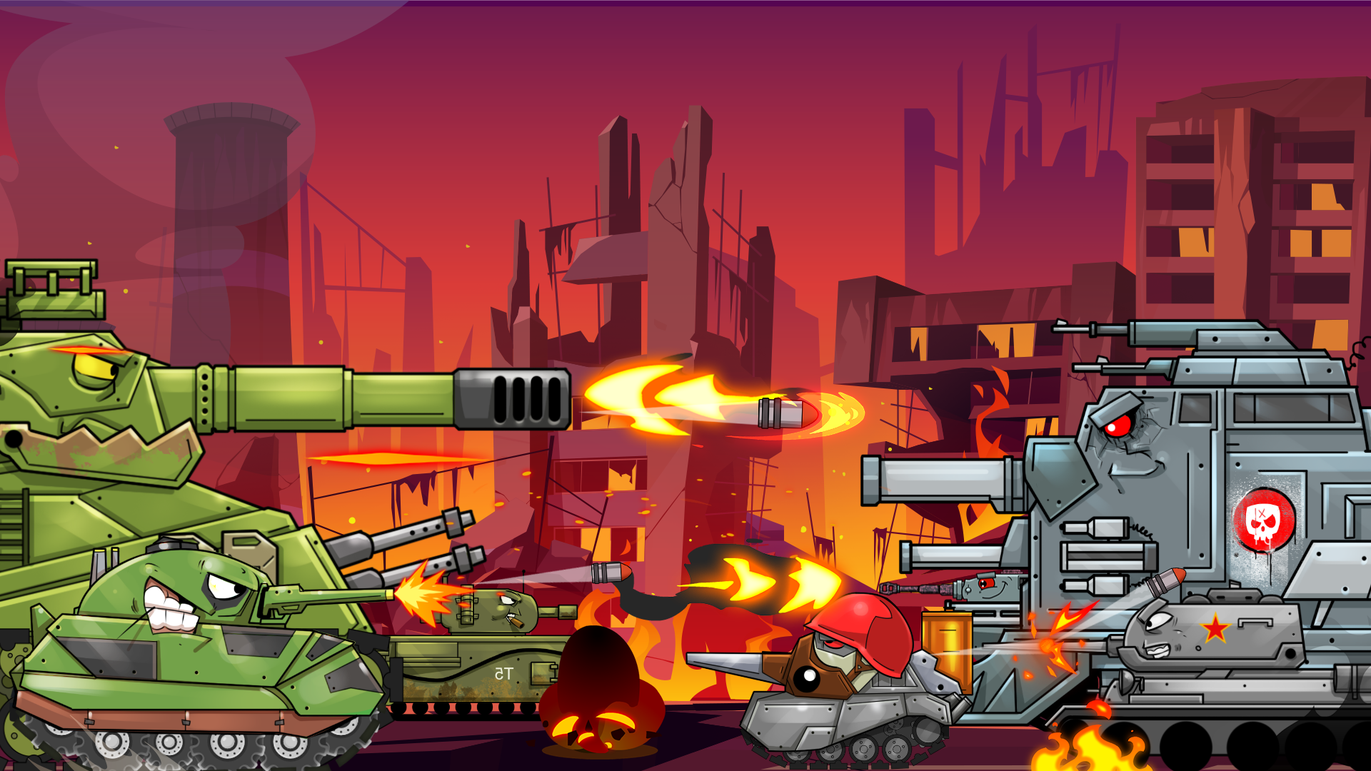 Merge Master Tanks: Tank wars Game Screenshot