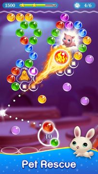 Monster Pet Pop Bubble Shooter Game Screenshot