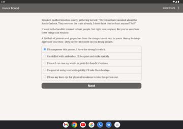 Cuplikan Layar Game Honor Bound