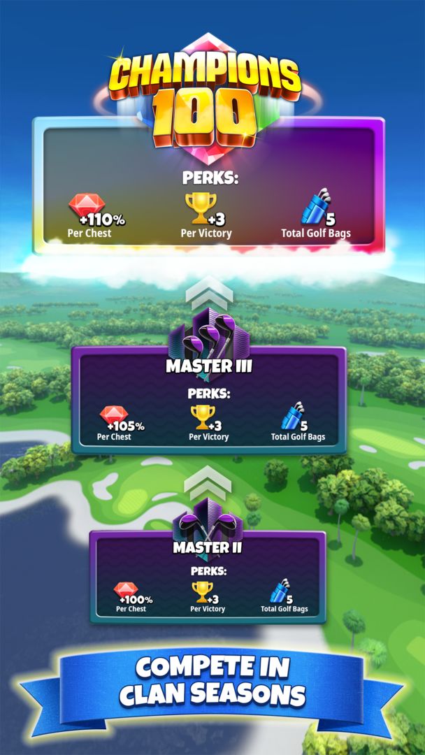 Screenshot of Golf Clash