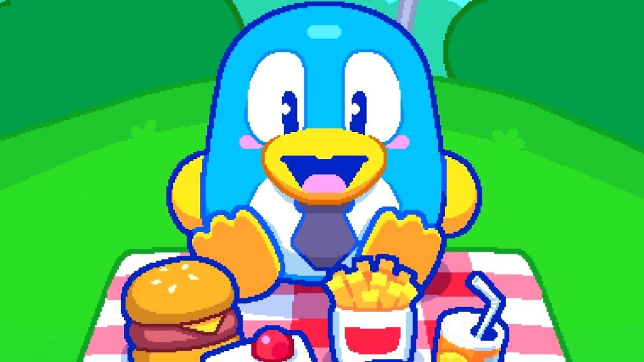 Picnic Penguin のビデオのスクリーンショット