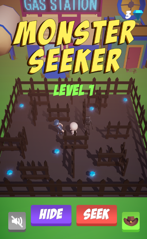 Naughty Boy : Monster Seeker Game Screenshot