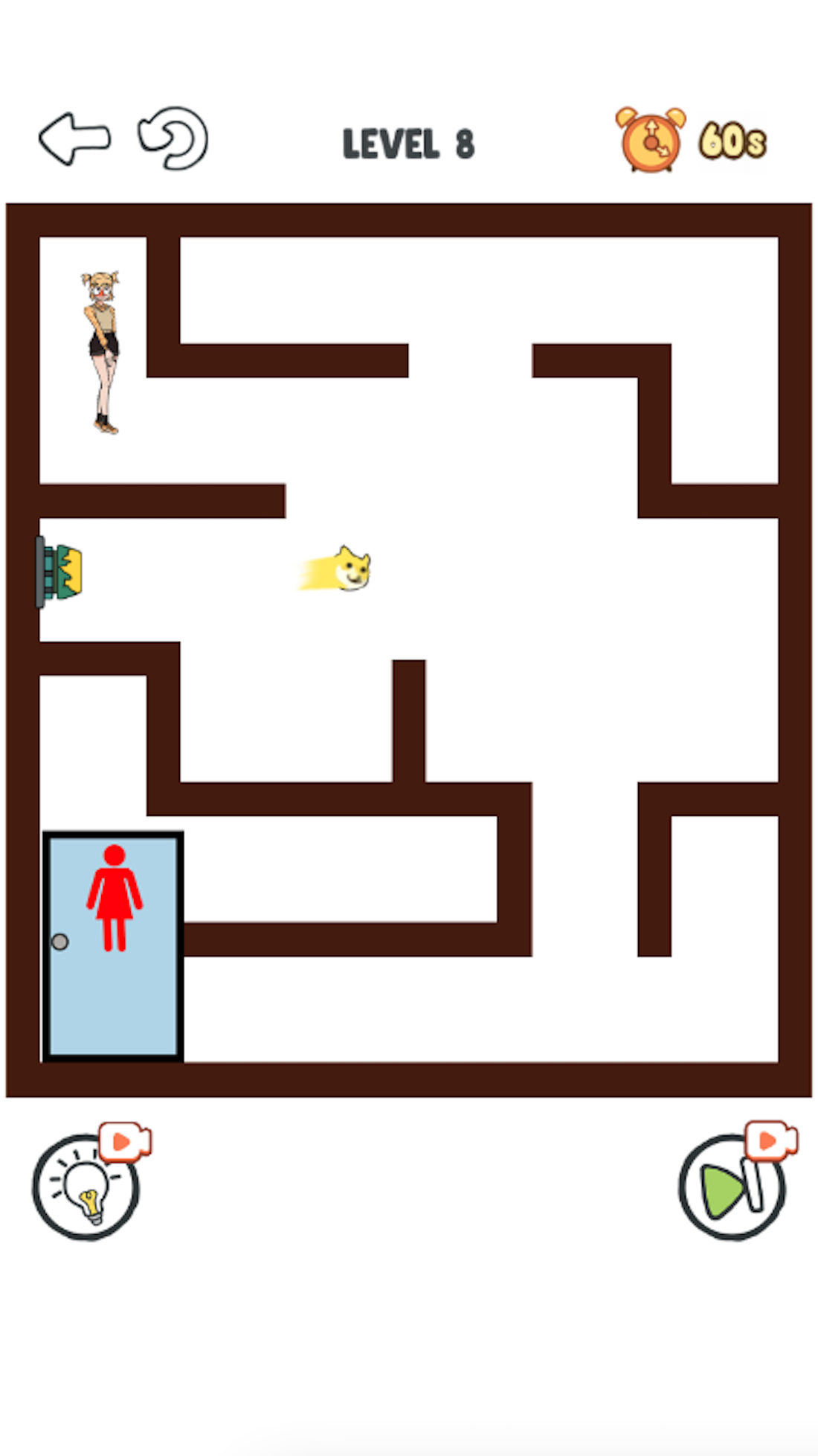Cuplikan Layar Game Draw To Pee -Toilet Rush Race