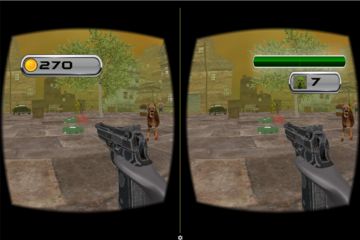 Zombie Shoot Virtual Reality Game Screenshot